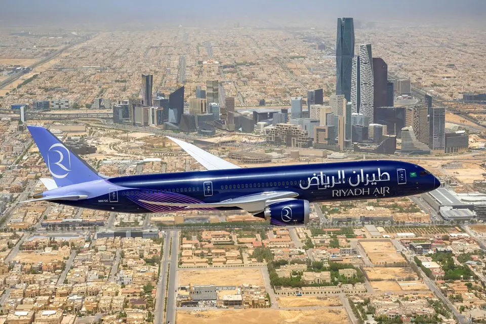 Riyadh Air brand identity — campaign photography