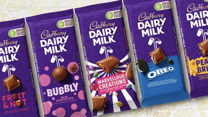 Cadbury packaging